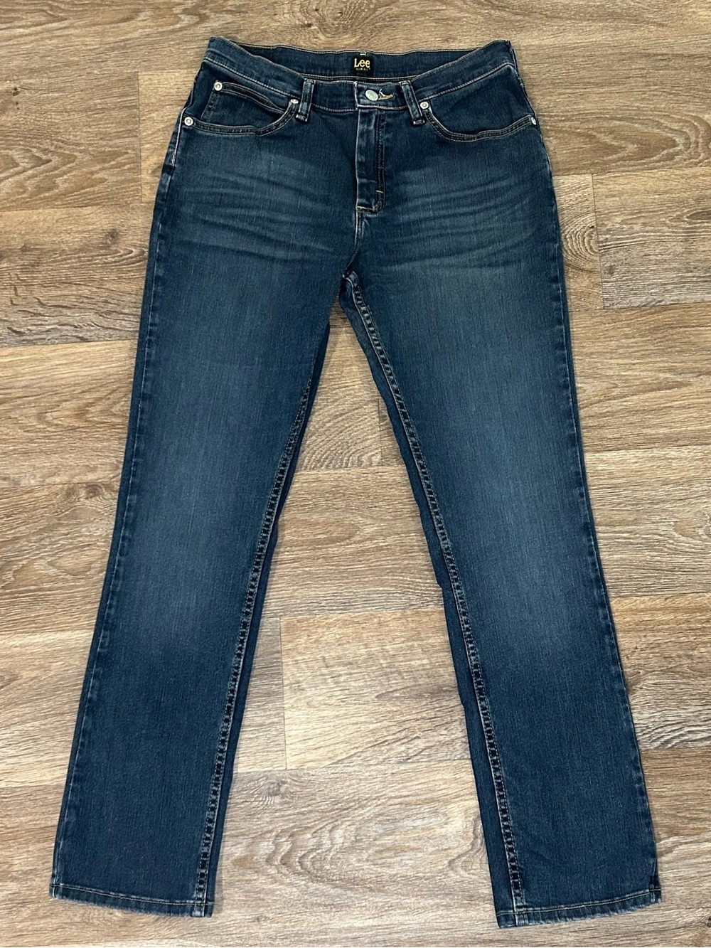 Lee Jeans - Girls Size 18R Slim Fit Straight Leg - Dark Wash